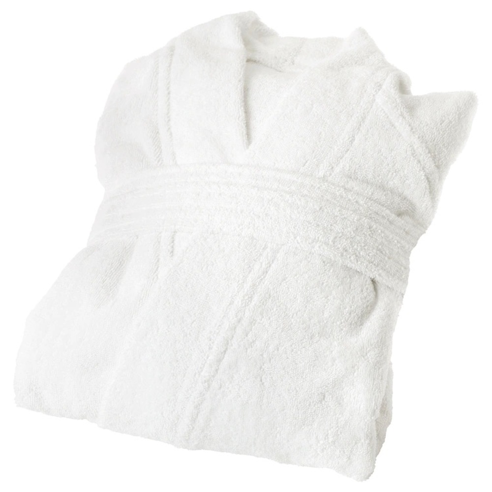 White bath robe from ikea